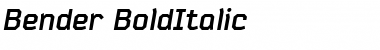 Bender Font