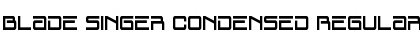 Blade Singer Condensed Regular Font
