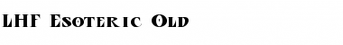Download LHF Esoteric Old Font