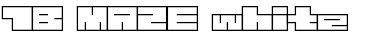 1B_MAZE-white Font