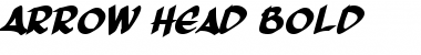 Arrow Head Font