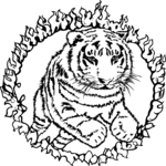 Circus - Tiger with Hoop