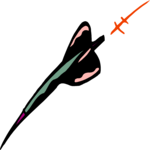 Dart - Flying Clip Art