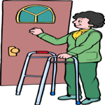 Woman with Walker 1