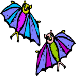 Bats 2 Clip Art