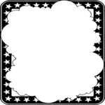 Stars Frame 1 Clip Art