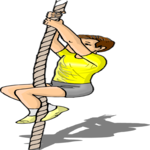 Boy Climbing Rope 2