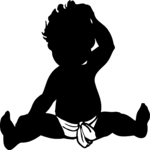 Baby Scratching Head