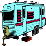 RV Trailer 5 Clip Art