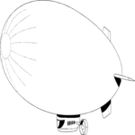 Blimp 17 Clip Art