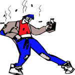 Man - Sloshed 1 Clip Art