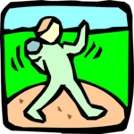 T & F - Shot-Put 2 Clip Art