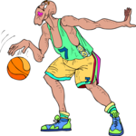 Basketball Player 39 Clip Art