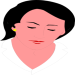 Sad Woman Clip Art