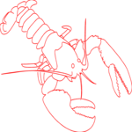 Lobster 01 Clip Art