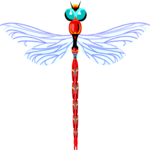 Dragonfly 07 Clip Art