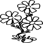 Flowers 020 Clip Art