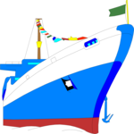 Cruise Ship 01 Clip Art