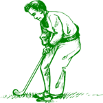 Golfer 59 Clip Art