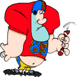 Football Player - Psssttt Clip Art