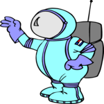 Astronaut 48 Clip Art