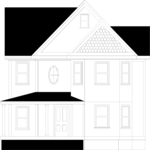 House - Victorian 2 Clip Art