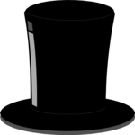 Top Hat - Black