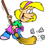 Sweeping 1 Clip Art