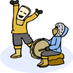 Eskimo Dancing 1 Clip Art