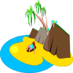 Man on Deserted Island