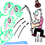 Fishing 041 Clip Art