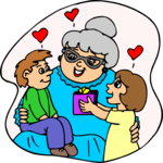 Birthday - Grandma Clip Art