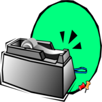 Tape Dispenser 4 Clip Art