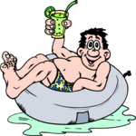 Innertubing 9 Clip Art