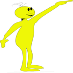 Yellow Dude Pointing