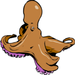 Octopus 02 Clip Art