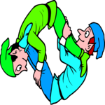 Elves Rolling Clip Art