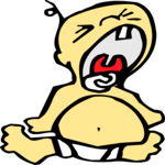 Baby Crying 01 Clip Art