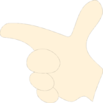 Finger Pointing 121 Clip Art