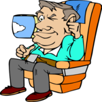 Airline Passenger 08 Clip Art