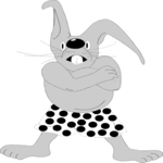 Rabbit in Boxers