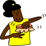 Girl Scrubbing Nails