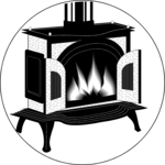 Fireplace 01 Clip Art