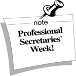 Secretaries' Week Clip Art