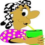 Drinking Thru Straw 2