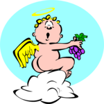 Cherub - Surprised Clip Art