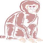 Monkey 05 Clip Art