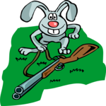 Rabbit with Gun