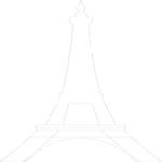 Eiffel Tower - White