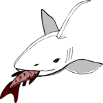 Shark Eating Fish Clip Art